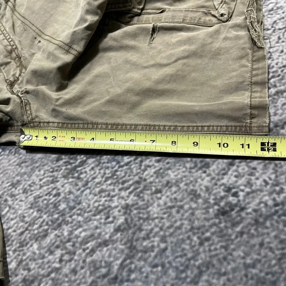 Old Navy Cargo Shorts Mens 31‎ Utility Skater Paratrooper Distressed Vintage Y2K